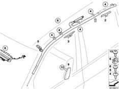 宝马X6车顶气帘