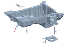 奔驰SLK300发动机油底壳